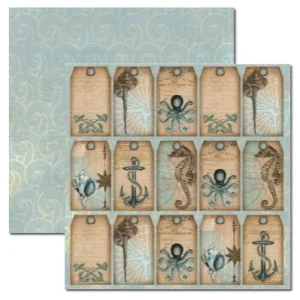 Papel Scrap - SC-288 - Tags Beach