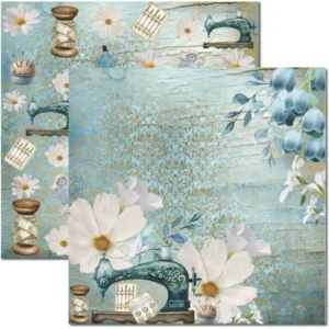 Papel Scrap - SC-627- Costura 9