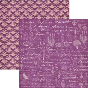 Papel Scrap - SC-366 - Alfazema 5