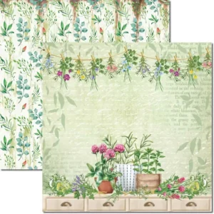 Papel Scrap - SC-655 - Botânica 1