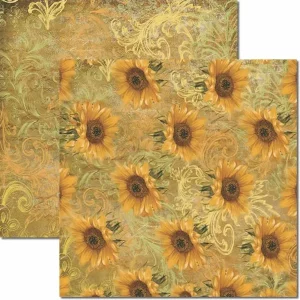 Papel Scrap - SC-372 - Girassol 5