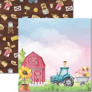 Papel Scrap - SC-679- Farm House Baby 3