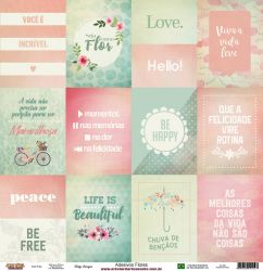 Papel Adesivo - SC-904 - Adesivos Flores