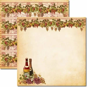 Papel Scrap - SC-286 - Vinho 2