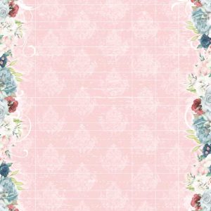 Papel Scrap - Coleção Blush - Pautado