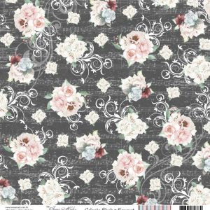 Papel Scrap - Coleção Blush - Bouquet