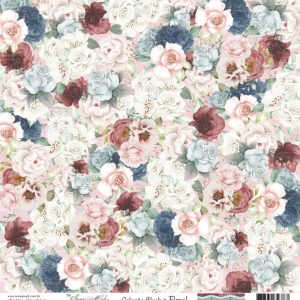 Papel Scrap - Coleção Blush - Floral