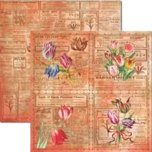 Papel Scrap - SC-373 - Tulipas 1