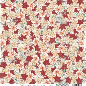 Papel Scrap - Coleção Santa Claus - Floral