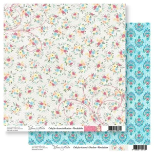 Papel scrap Coleção Aurora's Garden - Floralzinho