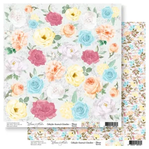 Papel scrap Coleção Aurora's Garden - Flores Recortes