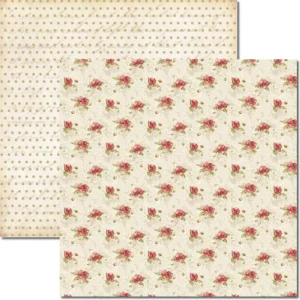 Papel Scrap - SC-219 - Rosas e Arabesco 4