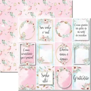 Papel Scrap - SC-574 - Passarinhos 10