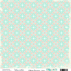 Papel Scrap - Coleção Provence - Xadrez