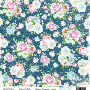 Papel Scrap - Coleção Provence - Floral