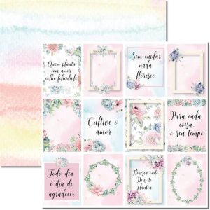Papel Scrap - SC-579 - Suculentas 9