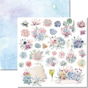 Papel Scrap - SC-580 - Suculentas 10