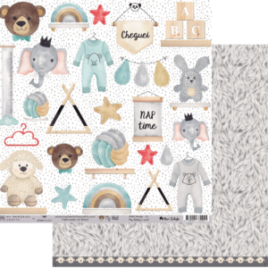 Papel Scrap - Coleção My Wall - Mari Terleski - MMCMWA-01 - My Baby's Wall