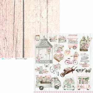 Papel Scrap - Coleção Flower Market - FLO01