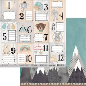 Papel Scrap - Coleção My Wall - Mari Terleski - MMCMWA-05 - My Baby's Cards