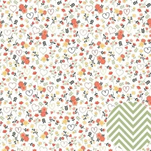 Papel Scrap - Coleção Para Sempre - Floral