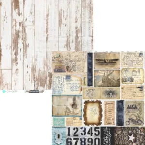 Papel Scrap - Coleção hypster style - HYP08