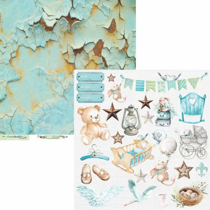 Papel Scrap - Coleção Little STAR -LIS01