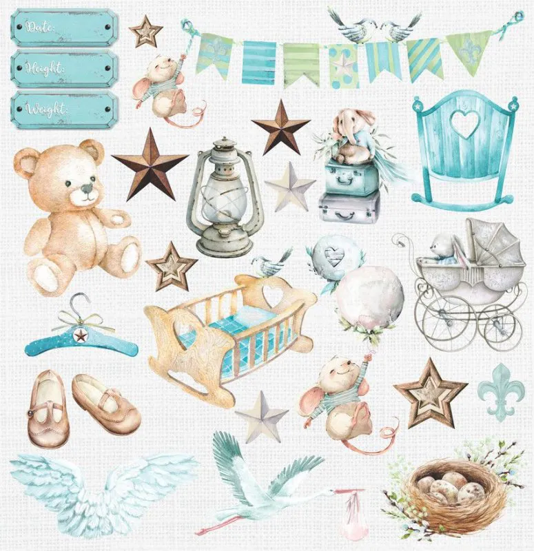 Papel Scrap - Coleção Little STAR -LIS01 - Imagem 2